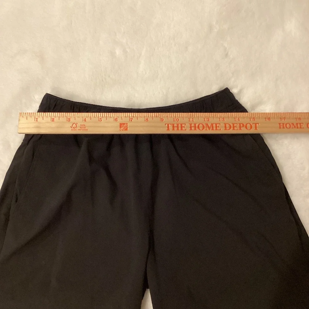 The‎ North Face Black Mens Athletic Shorts Size Small Elastic Waist Logo